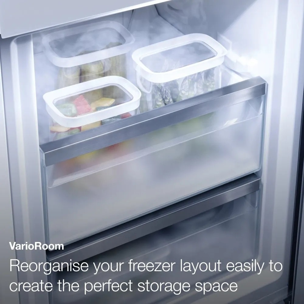Miele KDN7713E Active 260 Litre Built-In Fridge Freezer Combination with DailyFresh ExtraCool & NoFrost - Sliding Door Connection
