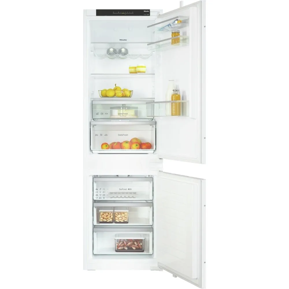 Miele KDN7713E Active 260 Litre Built-In Fridge Freezer Combination with DailyFresh ExtraCool & NoFrost - Sliding Door Connection