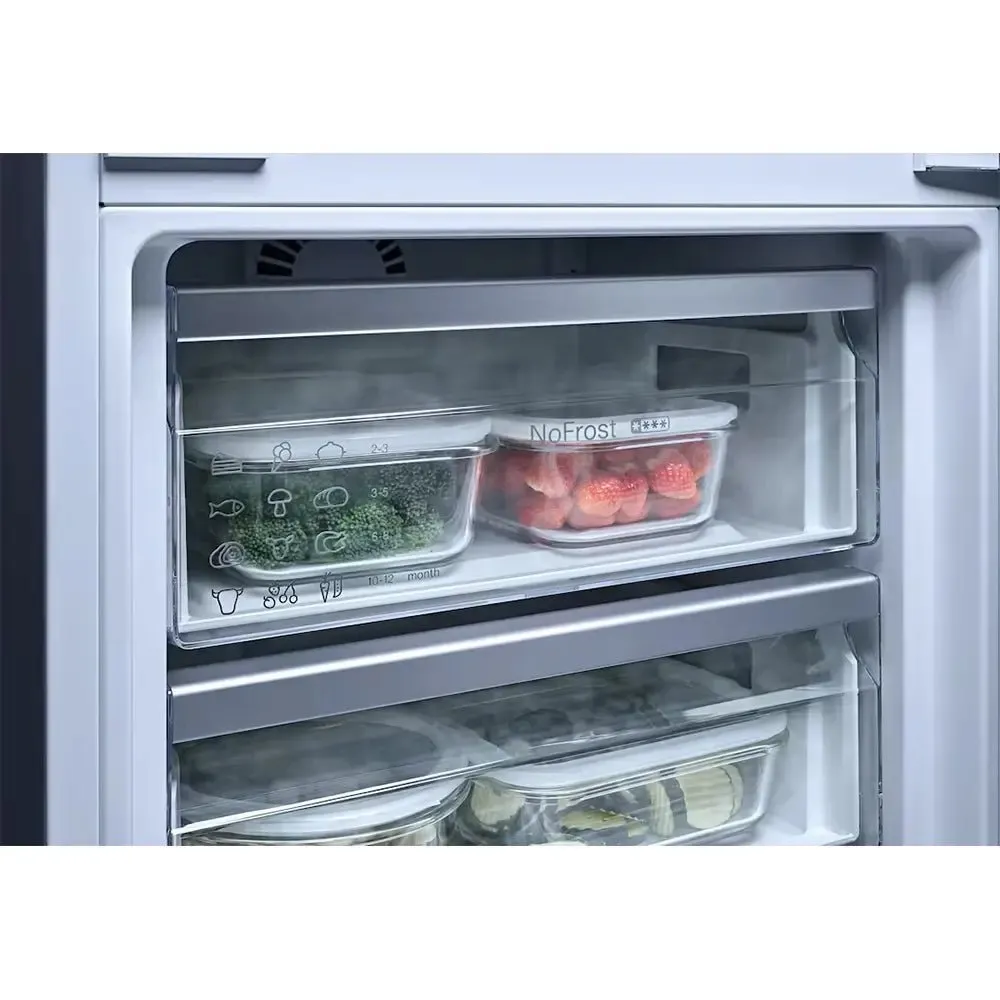 Miele KDN7724E 260 Litre Built-In Fridge Freezer Combination with DailyFresh ExtraCool and NoFrost - Fixed Door
