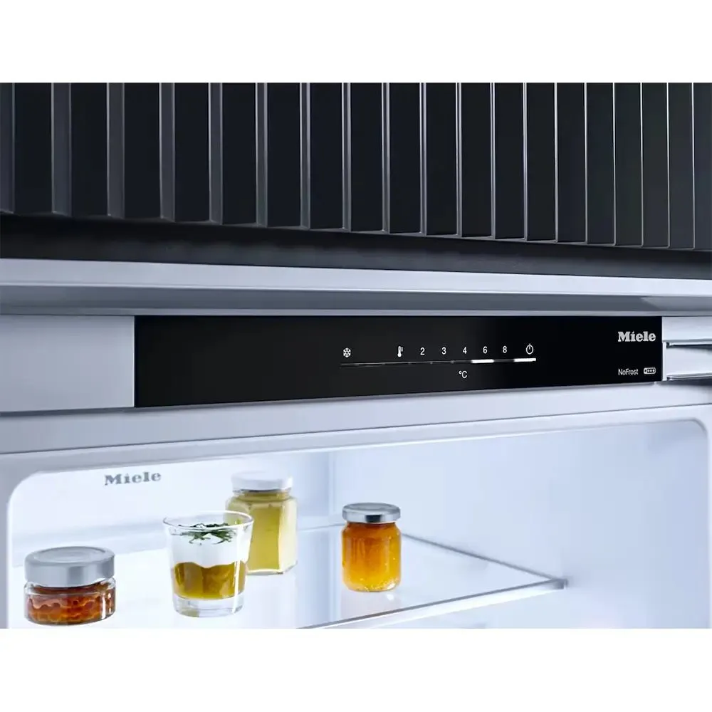 Miele KDN7724E 260 Litre Built-In Fridge Freezer Combination with DailyFresh ExtraCool and NoFrost - Fixed Door
