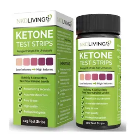 NKD Living Ketone Test Strips 120 Test Strips