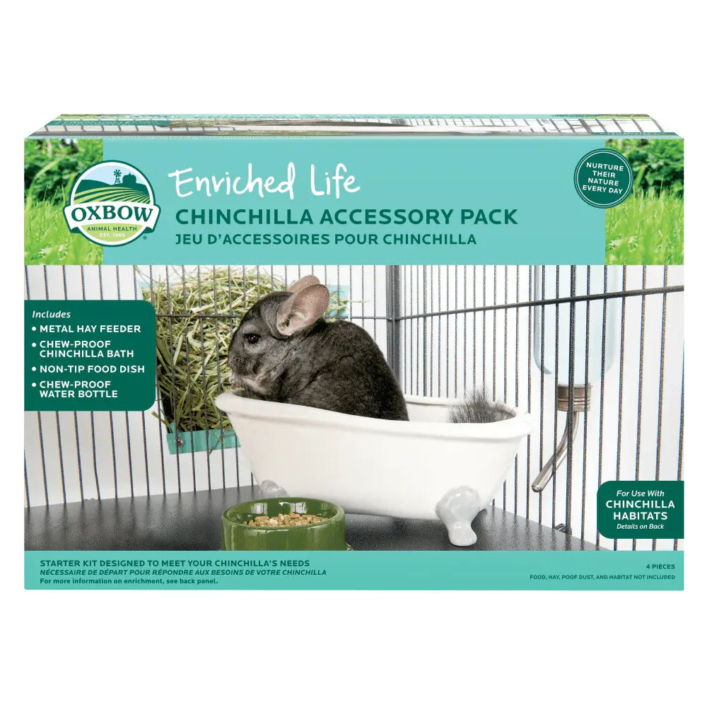 Oxbow Animal Health Enriched Life – Chinchilla Accessory Pack