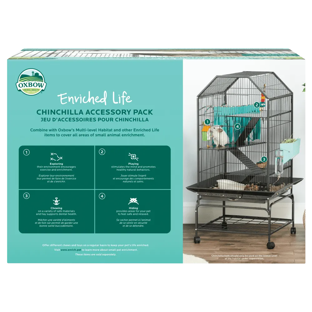 Oxbow Animal Health Enriched Life – Chinchilla Accessory Pack