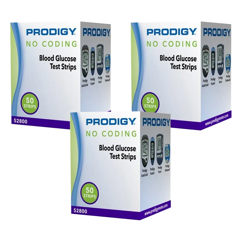 Prodigy No Coding Glucose Test Strips - 150 ct.