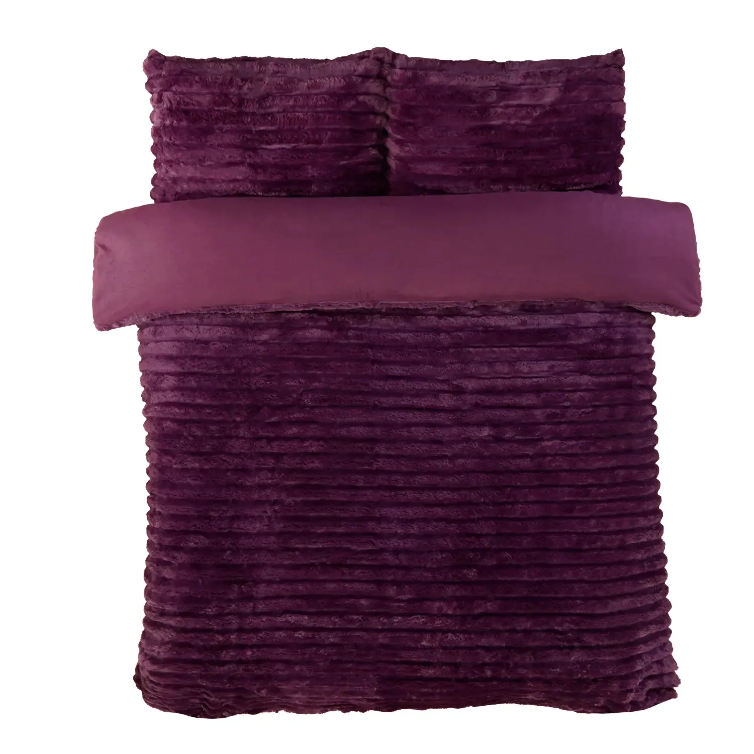 Rabbit Faux Fur Duvet Cover Set