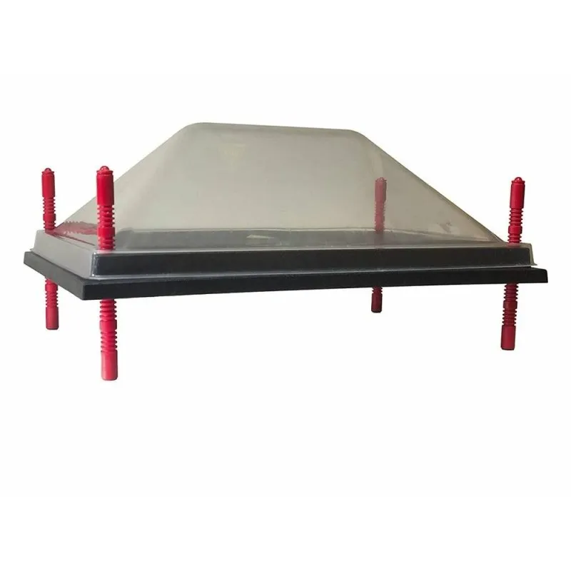 RentACoop Chick Brooder Heating Plate and Anti-Roost Cone Set - Brooder Heat Plate Warms Up to 30 Chicks - Chick Heater with 25 Adjustable Heights and 42 Watts - Safer Than Heat Lamps - 16" x 24"