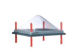 RentACoop Chick Brooder Heating Plate and Anti-Roost Cone Set- Brooder Heat Plate Warms Up to 30 Chicks - Chick Heater with 25 Adjustable Heights and 42 Watts - Safer Than to Heat Lamps - 16" x 16"