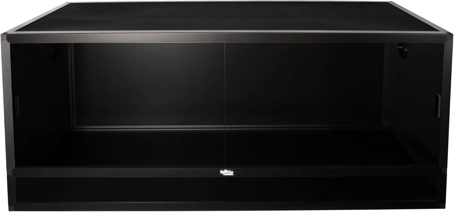 Reptile Habitats 5x2x2 (150 Gallon) Reptile Enclosure PVC Panels, Glass Doors, Lightweight, Easy to Assemble, Heavy Duty Screen, Aluminum Frame