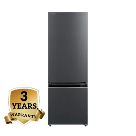 Toshiba 325L Bottom Mount Fridge Freezer Morandi Grey | 3 Years Warranty | GR-RB410WE-PMM(06)