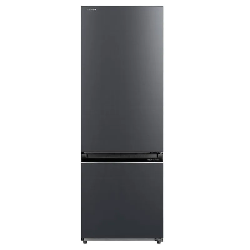 Toshiba 325L Bottom Mount Fridge Freezer Morandi Grey | 3 Years Warranty | GR-RB410WE-PMM(06)