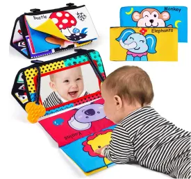 Tummy Time Baby Mirror Toys - Green