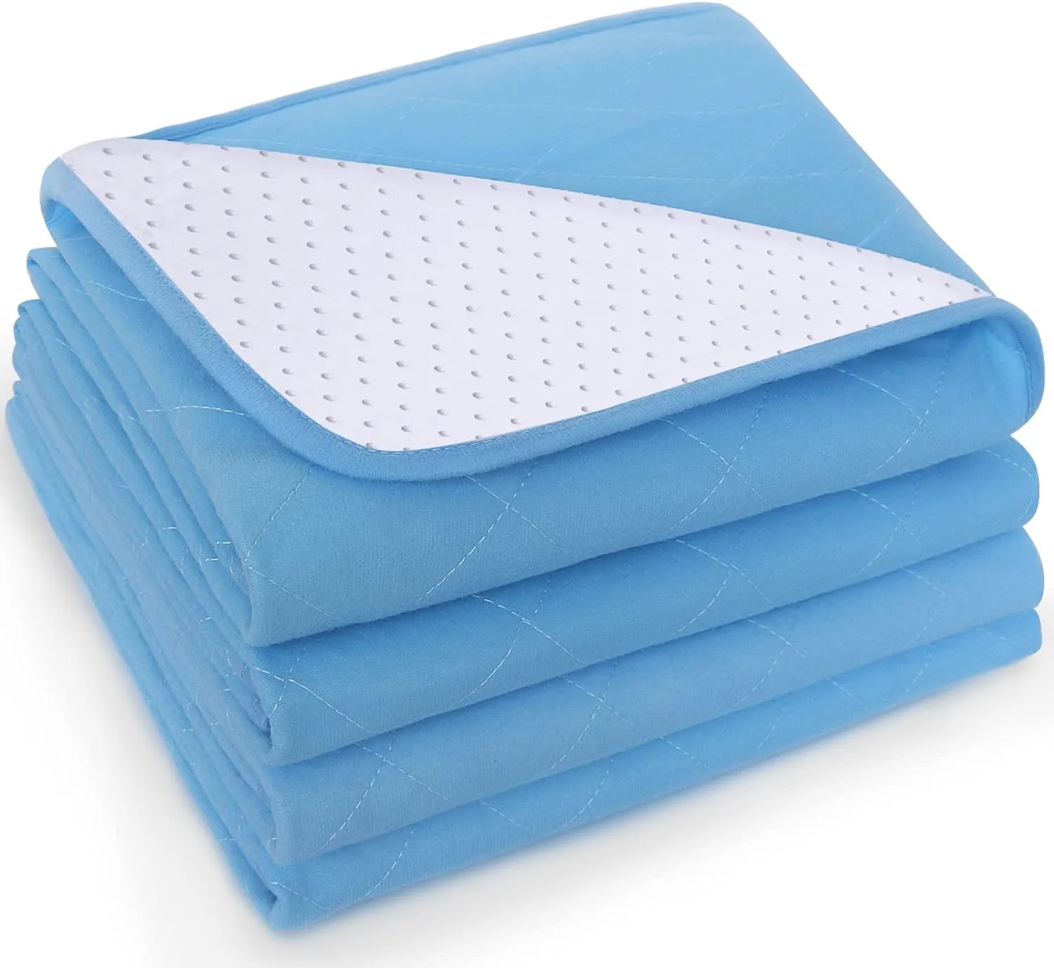 Washable Reusable Bed Pad/ Mat - Incontinence Underpads, Waterproof Chuck Pads, Sheet Protector with Non-slip Back for Adults, Elderly, Kids and Pets, Machine Washable