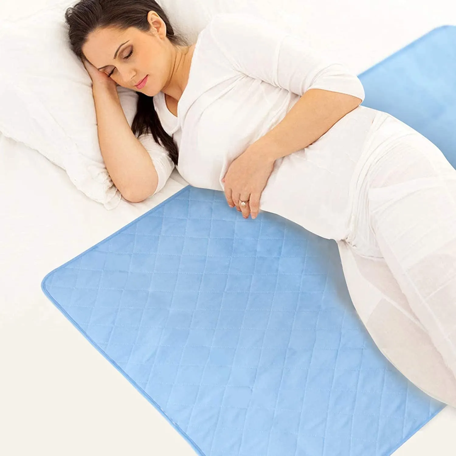 Washable Reusable Bed Pad/ Mat - Incontinence Underpads, Waterproof Chuck Pads, Sheet Protector with Non-slip Back for Adults, Elderly, Kids and Pets, Machine Washable