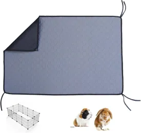 Waterproof Guinea Pig Cage Liners, Reusable Washable Pee Pads for Small Animals, Fast-Absorbing& Anti-Slip Guinea Pig Bedding for Guinea Pigs, Rabbits